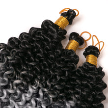 Chemical Fiber Water Wavy Curly Hair Bicolor Gradual Change Dirty Braid