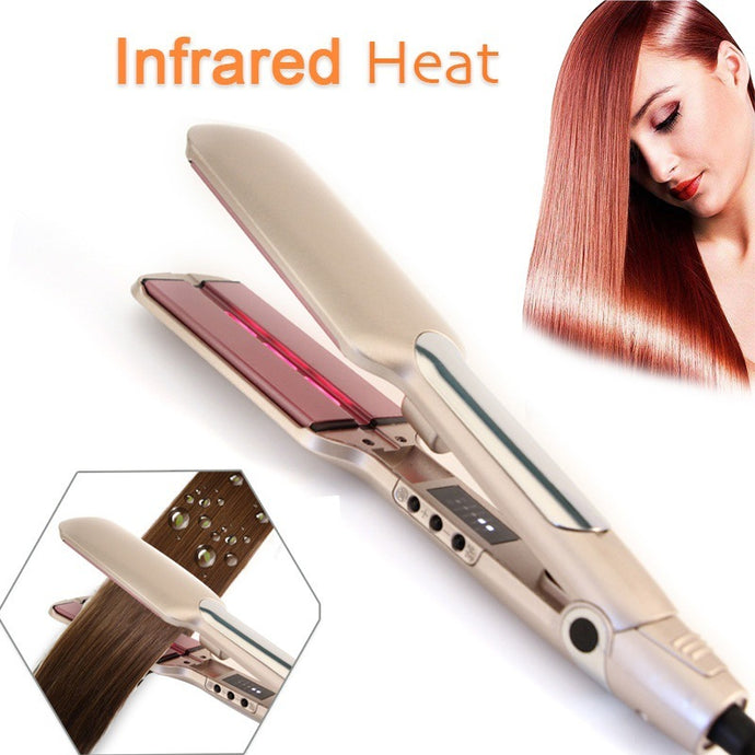 Infrared Splint For Straight And Curly Hair Dual Purpose Inner Buckle