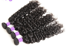 Indian Water Wave 100% Human Hair on Wefts