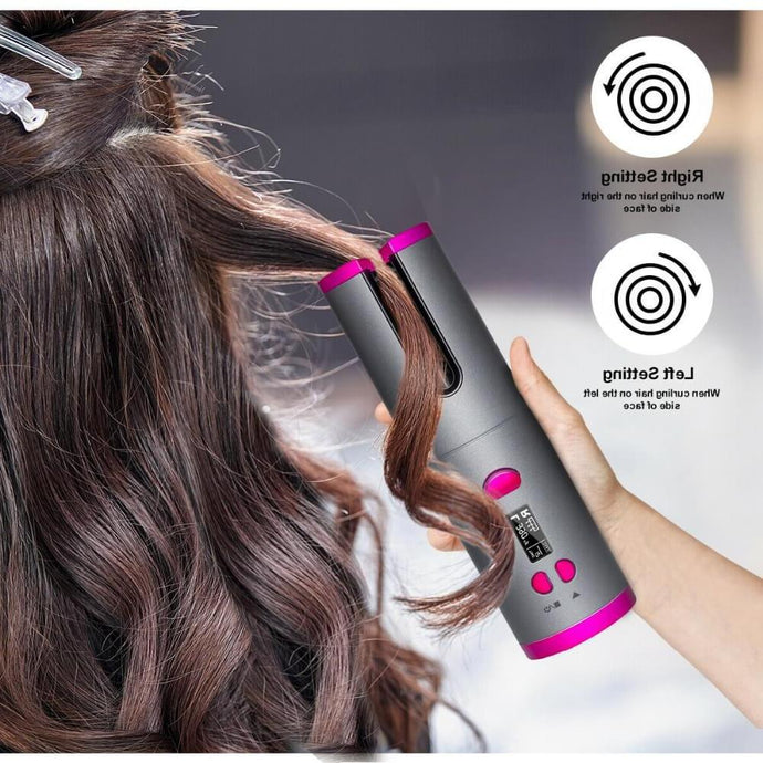 Cordless Automatic Hair Curler Iron Wireless Curling Iron