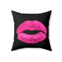 "Lips" Spun Polyester Square Pillow