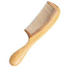 Green Sandalwood Hair Comb