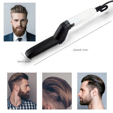 Hair Straightener Men Multifunctional Comb Curling Electric Brush Professional Hair Comb Brush Beard Straightener Hair Curler Fast Heating Styling Tools