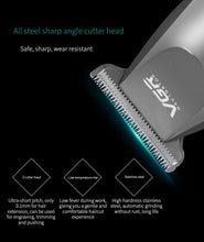 V30 Professional Waterproof Hair TrimmerDisplay Men's Hair Clipper Grooming Low Noise Clipper Titanium Ceramic Blade Adult Razor
