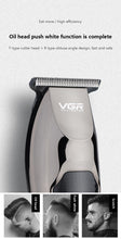V30 Professional Waterproof Hair TrimmerDisplay Men's Hair Clipper Grooming Low Noise Clipper Titanium Ceramic Blade Adult Razor