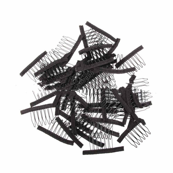 Iron Steel Comb Clip Wig Net Cap Hair Comb