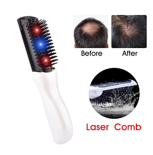 Infrared Ray Growth Laser Hair Comb Massage Equipment Hair Brush Massager Laser Anti Hair Loss Electric Vibration Hairbrush S46