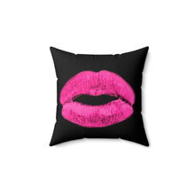 "Lips" Spun Polyester Square Pillow