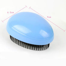 Massage Comb Egg Egg Comb Abs Plastic Black Smooth Hair Comb