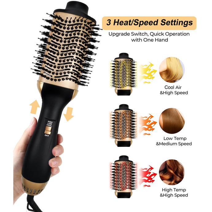 Multifunctional Hot Air Curler Curling And Straightening Dual-use Hair Dryer